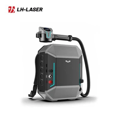 ব্যাকপ্যাকটি স্পন্দিত 120W লেজার পরিষ্কার মেশিন
